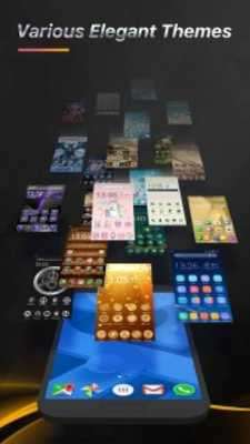 Play OS12 launcher theme &wallpaper 