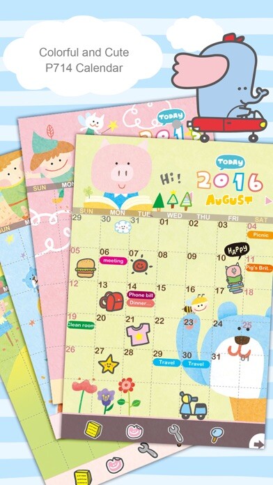 Play APK P714 Calendar  and enjoy P714 Calendar with UptoPlay com.webineti.P714Calendar