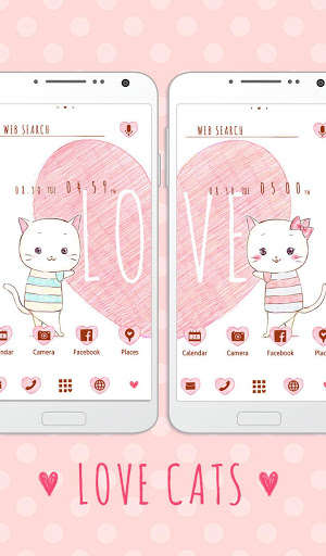 Play APK Pair Wallpaper - Love Cats  and enjoy Pair Wallpaper - Love Cats with UptoPlay jp.co.a_tm.android.plus_love_cats