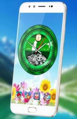 Play Pakistani Analog Clock Live Wallpaper 2018 HD Flag 