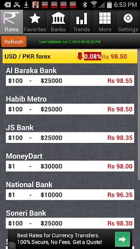 Play APK Pakistan Rupee Exchange Rates  and enjoy Pakistan Rupee Exchange Rates with UptoPlay com.crazynova.money2pakistan