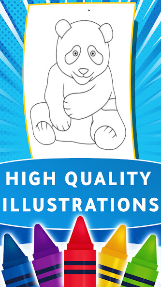 Play panda coloring book 