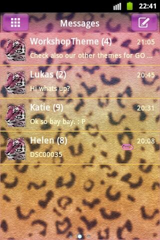 Play APK Panther Theme GO SMS  and enjoy Panther Theme GO SMS with UptoPlay com.jb.gosms.theme.aPanteraTheme