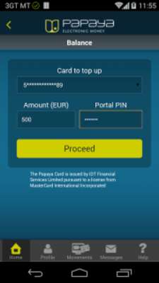 Play Papaya Electronic Money 