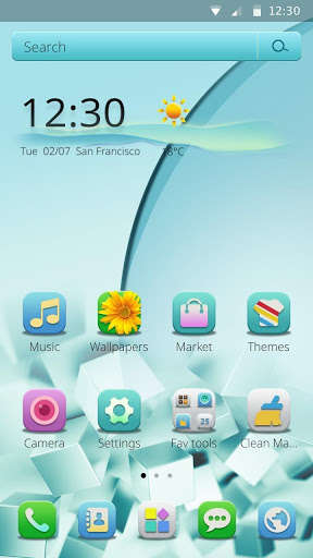 Play APK Parallel World Minimalist Blue Ice Cube Theme  and enjoy Parallel World Minimalist Blue Ice Cube Theme with UptoPlay com.launcher.theme.t211807375