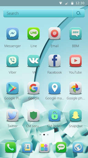 Play APK Parallel World Minimalist Blue Ice Cube Theme  and enjoy Parallel World Minimalist Blue Ice Cube Theme with UptoPlay com.launcher.theme.t211807375