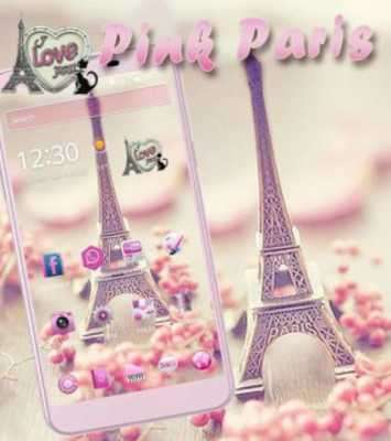 Play Paris Tower Theme Pink Love 