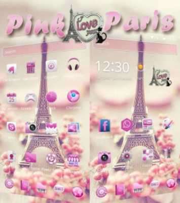 Play Paris Tower Theme Pink Love 