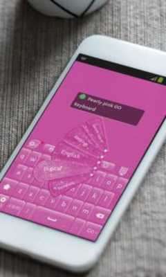 Play Pearly pink Keyboard Skin 