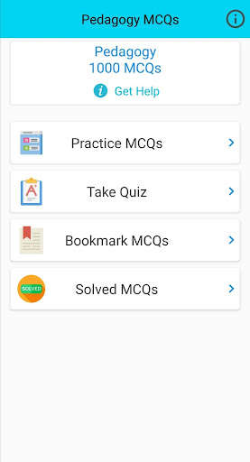 Play APK PEDAGOGY MCQS  and enjoy PEDAGOGY MCQS with UptoPlay com.kingzapps.pedagogymcqs
