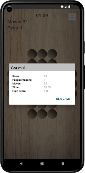 Play APK Peg Solitaire  and enjoy Peg Solitaire with UptoPlay com.banjen.app.PegSolitaire