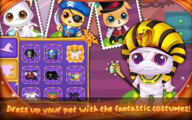 Play Pet Halloween Night  Play Pet Halloween Night