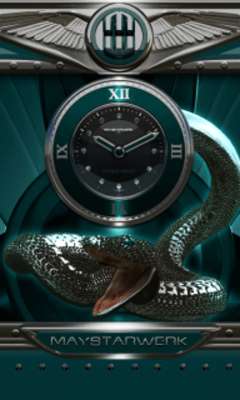 Play petrol snake clock widget 