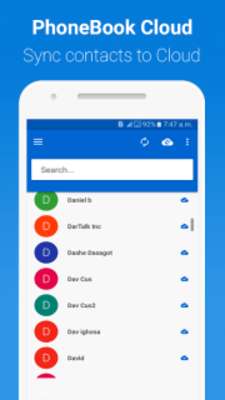 Play PhoneBook Cloud-Contact Backup 