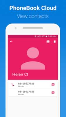 Play PhoneBook Cloud-Contact Backup 