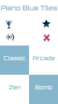 Play Piano Blue & White Tiles 