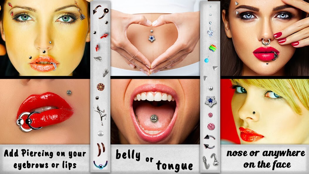 Play Piercing Salon Photo Montage 
