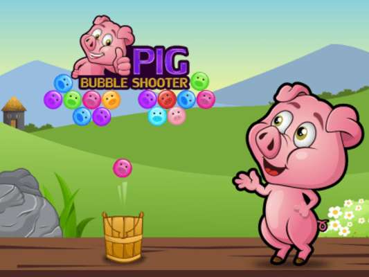 Play Pig Farm Bubble Shooter 