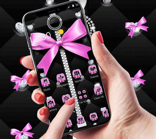 Play Pink Black Minny Bowknot Theme 