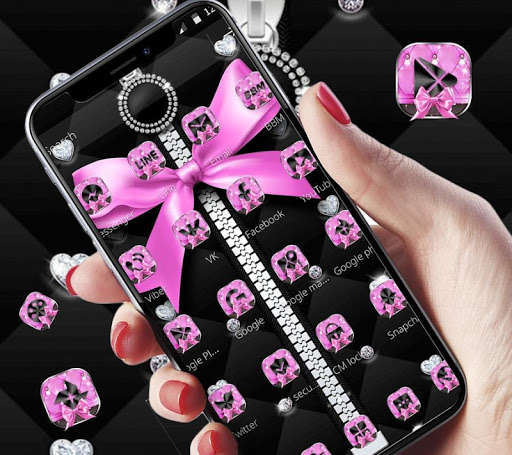 Play Pink Black Minny Bowknot Theme 