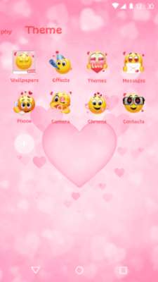 Play Pink Emoji 2018 - Love Wallpaper Theme 