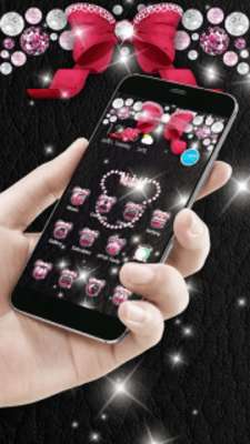 Play Pink Mickey Diamond Bowknot – APUS launcher theme 