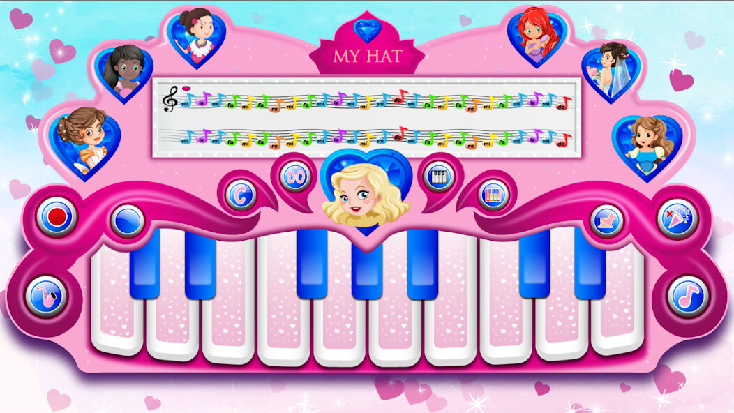 Play Pink Real Piano - Princess Piano 