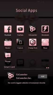 Play Pink X Pink GO Launcher Theme 