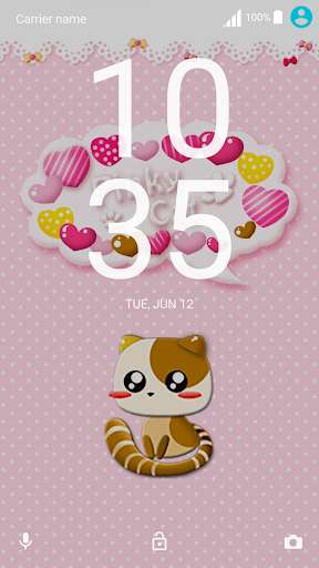 Play APK Pinky Cat Xperia Theme  and enjoy Pinky Cat Xperia Theme with UptoPlay com.qtthemes.pinkycat