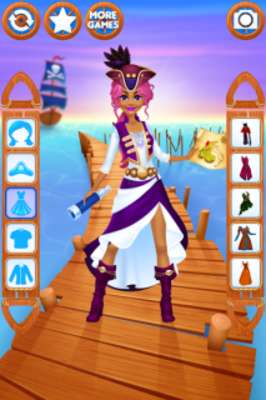 Play Pirate Girl Dress Up 