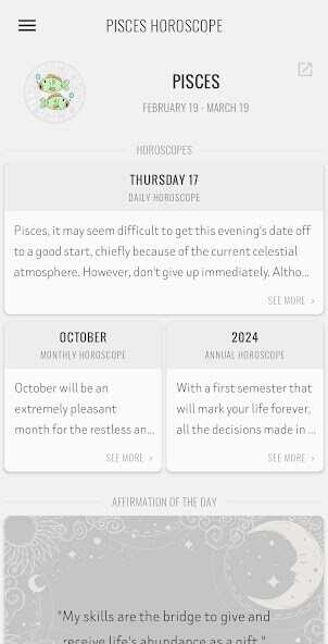Play Pisces Horoscope 
