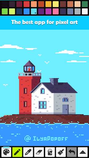 Pixel Studio - Pixel art editor, GIF animation online game with UptoPlay
