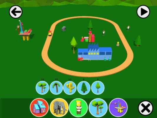 Play Play & Create Your Town - Free Kids Toy Train Game 