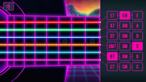 Play APK Play Neon Guitar Simulator  and enjoy Play Neon Guitar Simulator with UptoPlay com.bintago.neon.guitar