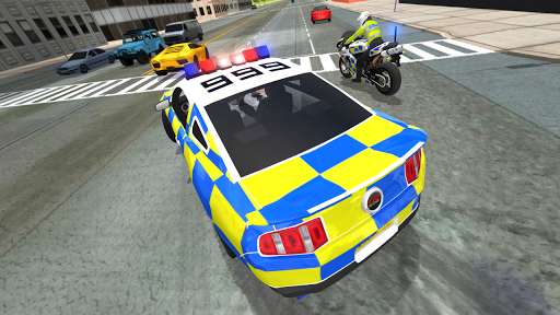 Police Car Driving vs Street Racing Cars online game with UptoPlay