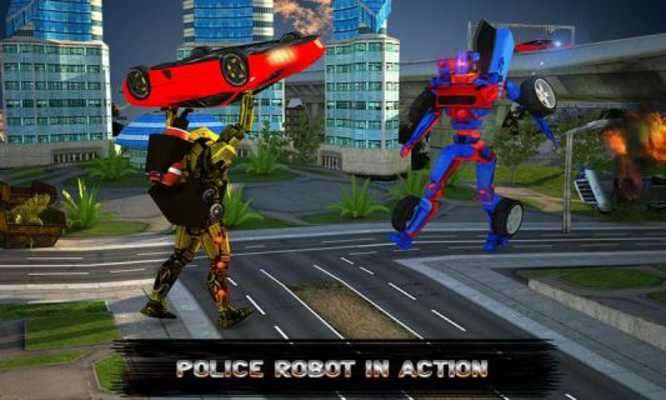 Play Police Robot Car Simulator 