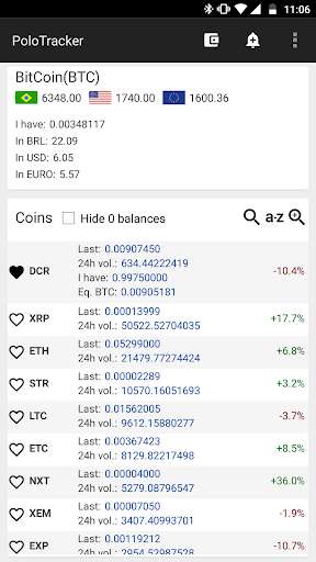 Play APK PoloTracker  and enjoy PoloTracker with UptoPlay jonathan.veg.poloniextracker