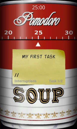 Play APK Pomodoro Soup Timer Free  and enjoy Pomodoro Soup Timer Free with UptoPlay net.avantic.pomodoroTools.activity