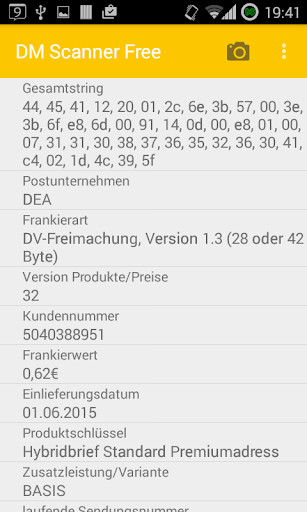 Play APK Post DataMatrix Scanner FREE  and enjoy Post DataMatrix Scanner FREE with UptoPlay de.jprior.DataMatrixScanner