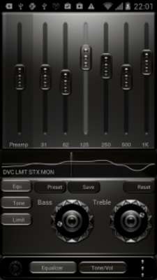 Play Poweramp skin Ametal 