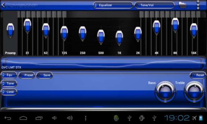Play Poweramp skin Blue Glas deluxe Play Poweramp skin Blue Glas deluxe