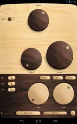 Play Poweramp skin Wooden 