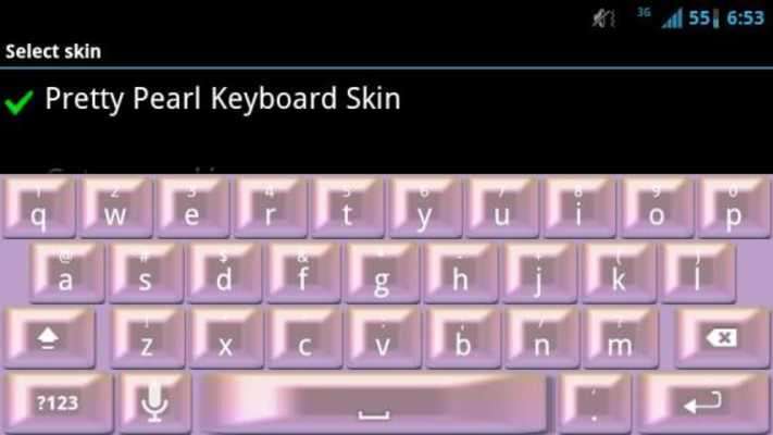 Play Pretty Pearl Keyboard Skin 