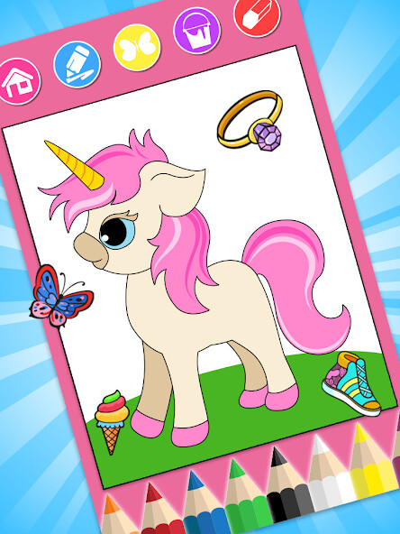 Play APK Princess Coloring Book 3  and enjoy Princess Coloring Book 3 with UptoPlay com.forqan.tech.PrincessColoring3