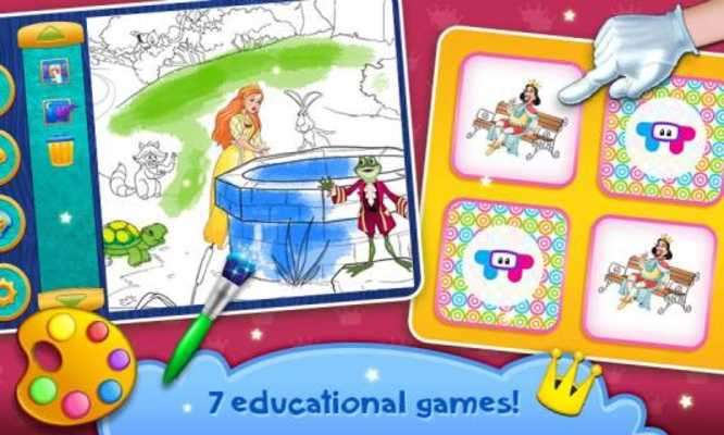 Play Princess & Frog book for kids 