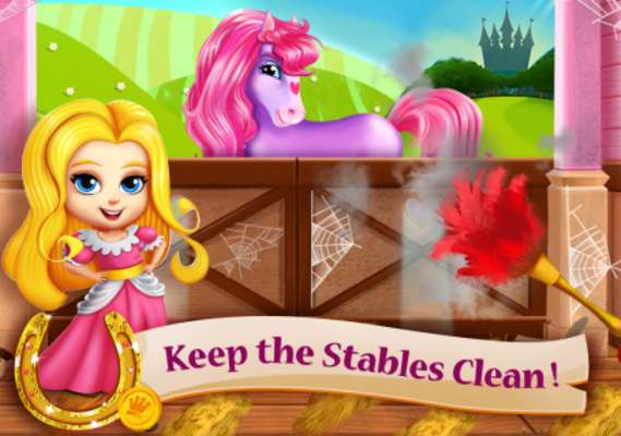 Play Princess Horse Caring: Royal Pony Adventures Farm 