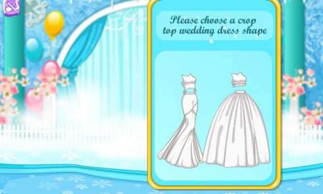 Play Princess Top Crop Wedding Gown 