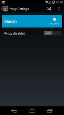 Play Proxy Settings 