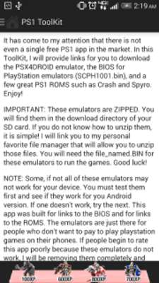 Play PS1 ToolKit Play PS1 ToolKit