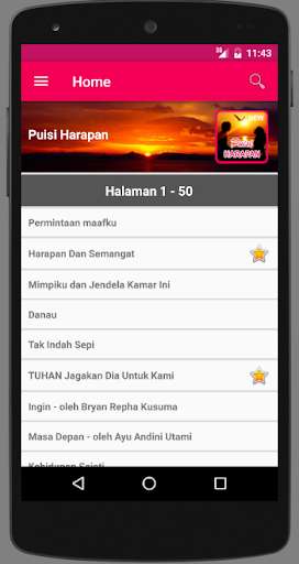 Play APK Puisi Harapan  and enjoy Puisi Harapan with UptoPlay id.startupmedia.puisiharapan
